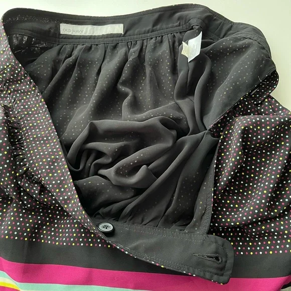 Old Navy Black Fully Lined Mini Skirt Size 4 - Picture 11 of 16